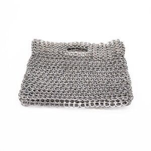 Handmade Silver Pop-Top Clutch Bag By Escama Studio